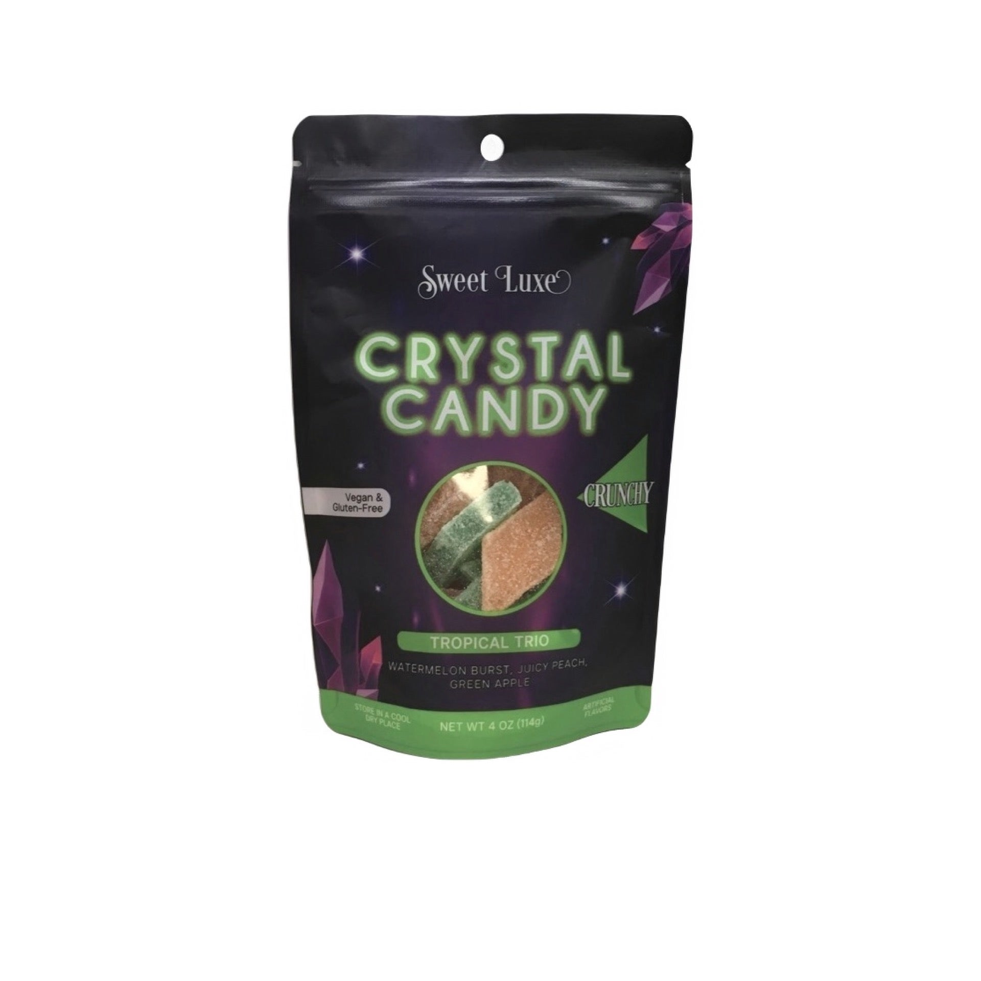 Sweet Luxe Crystal Candy Tropical Trio 4.02oz Crunchy Crystal