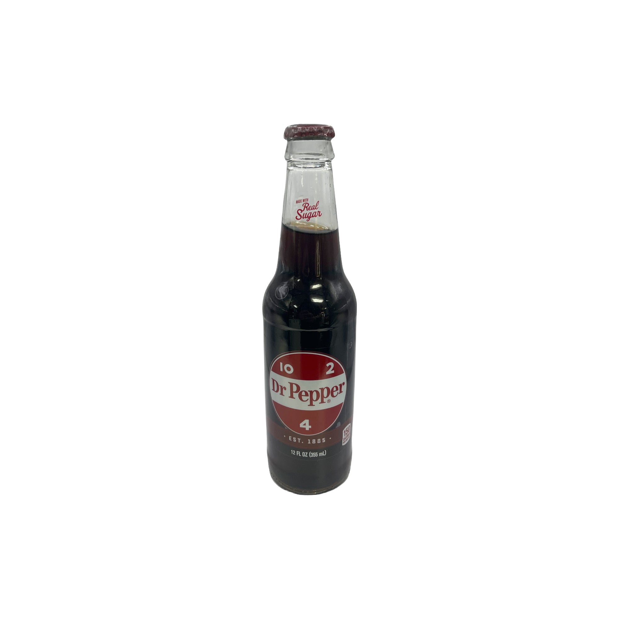 Dr. Pepper With Cane Sugar Classic 12 oz Glass Bottle North Market