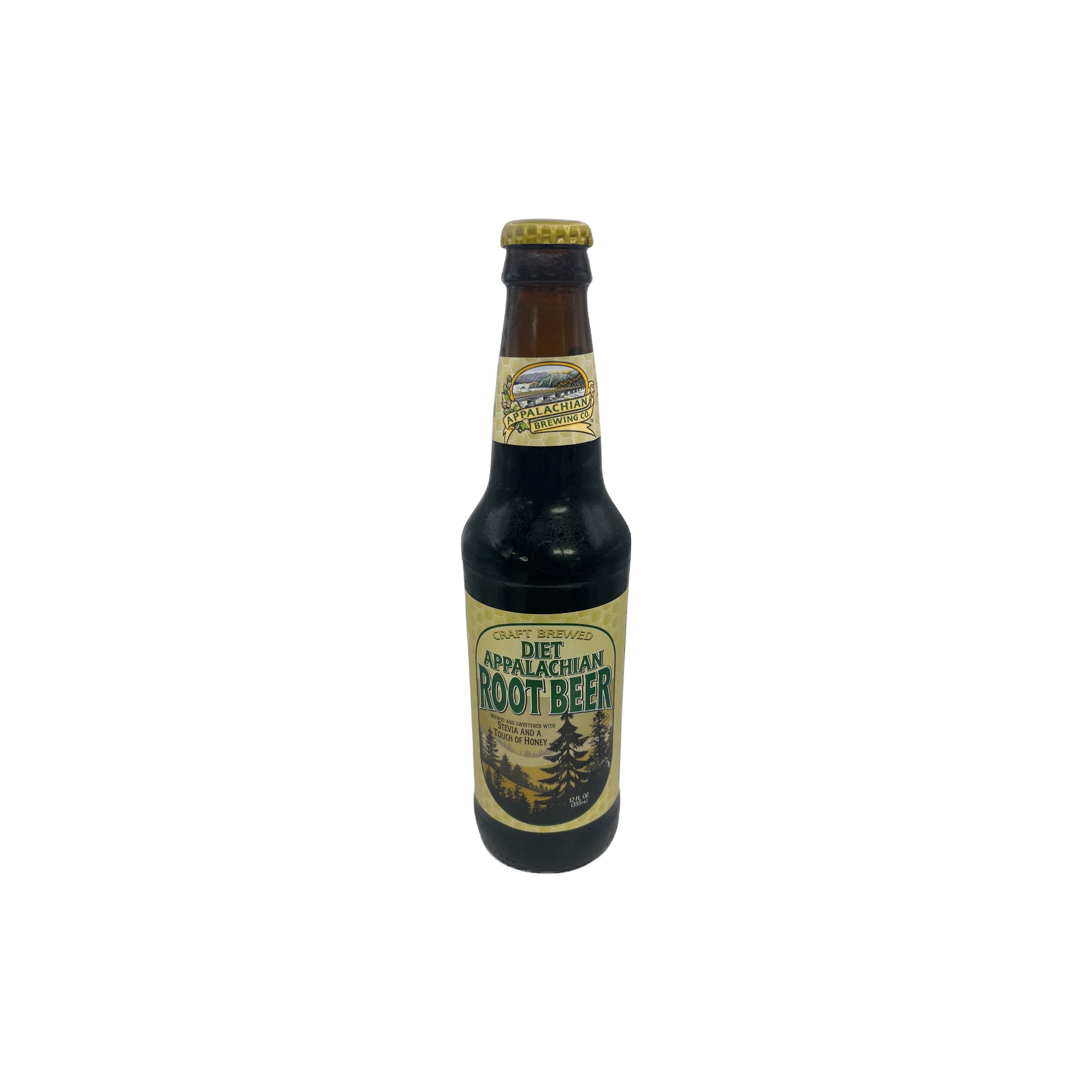 Appalachian Brewing Diet Root Beer 12 oz glass bottle North Market